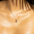 Pendentif "Brillant Lucia" Diamants: 0,27Ct/10 - Or Blanc