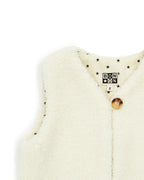 Gilet Sans Manche - Betibb Beige Bébé Polaire