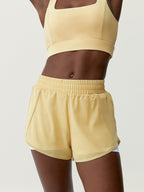 Short Padma 2.0 - Jaune Doux/Blanc - Femme