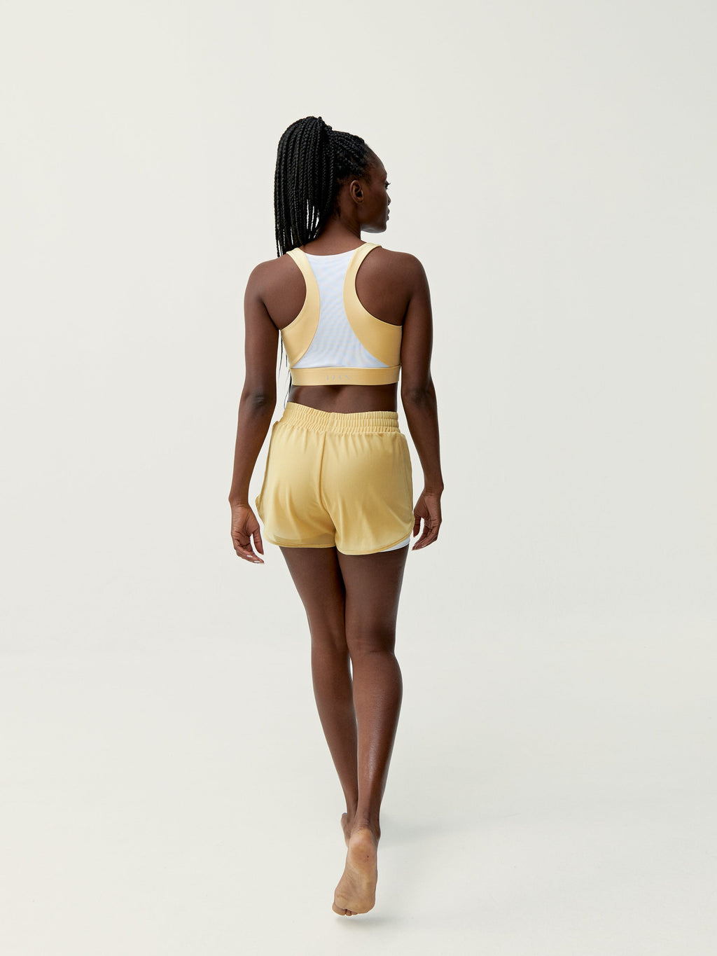 Short Padma 2.0 - Jaune Doux/Blanc - Femme