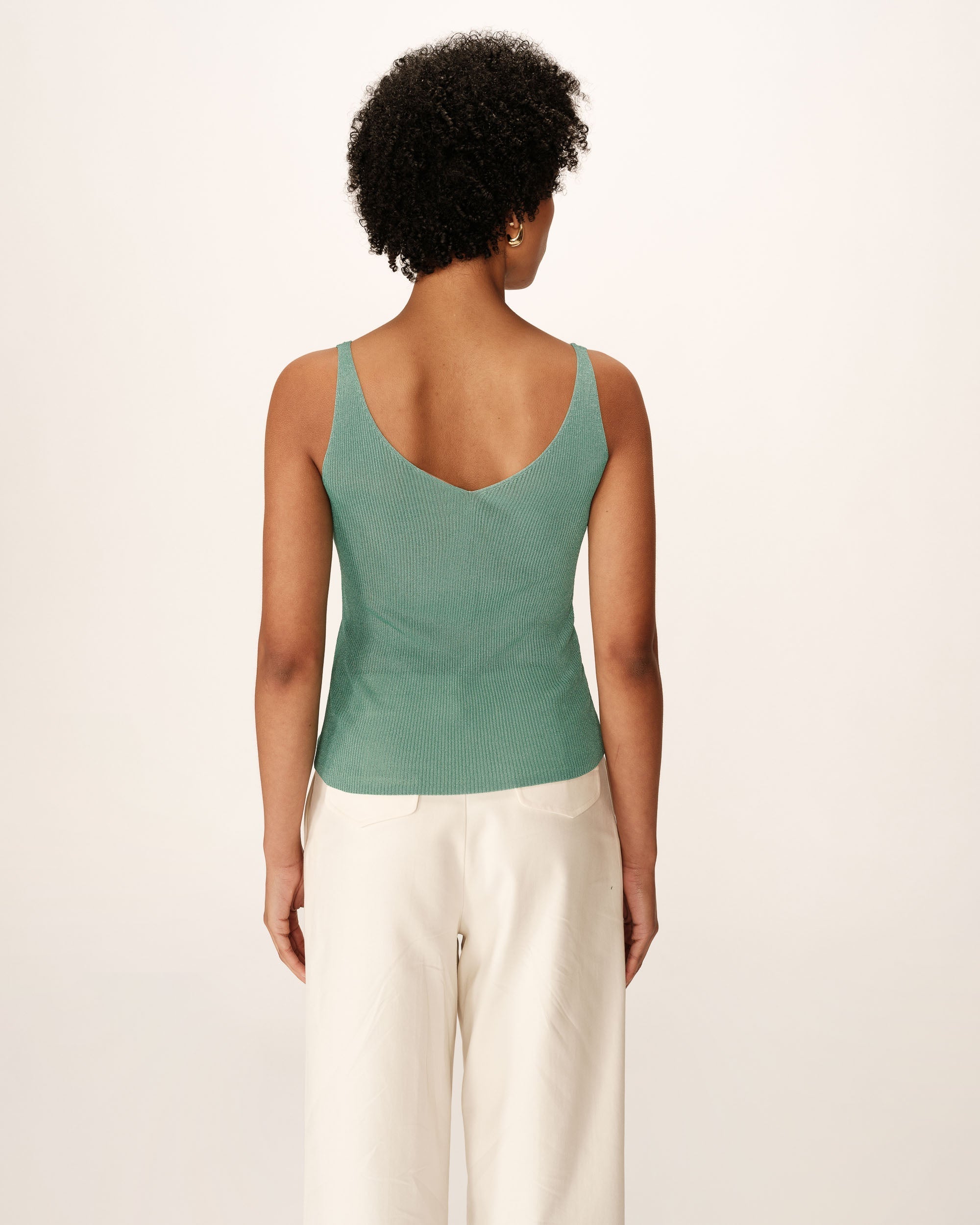 Top Paillette - Aqua