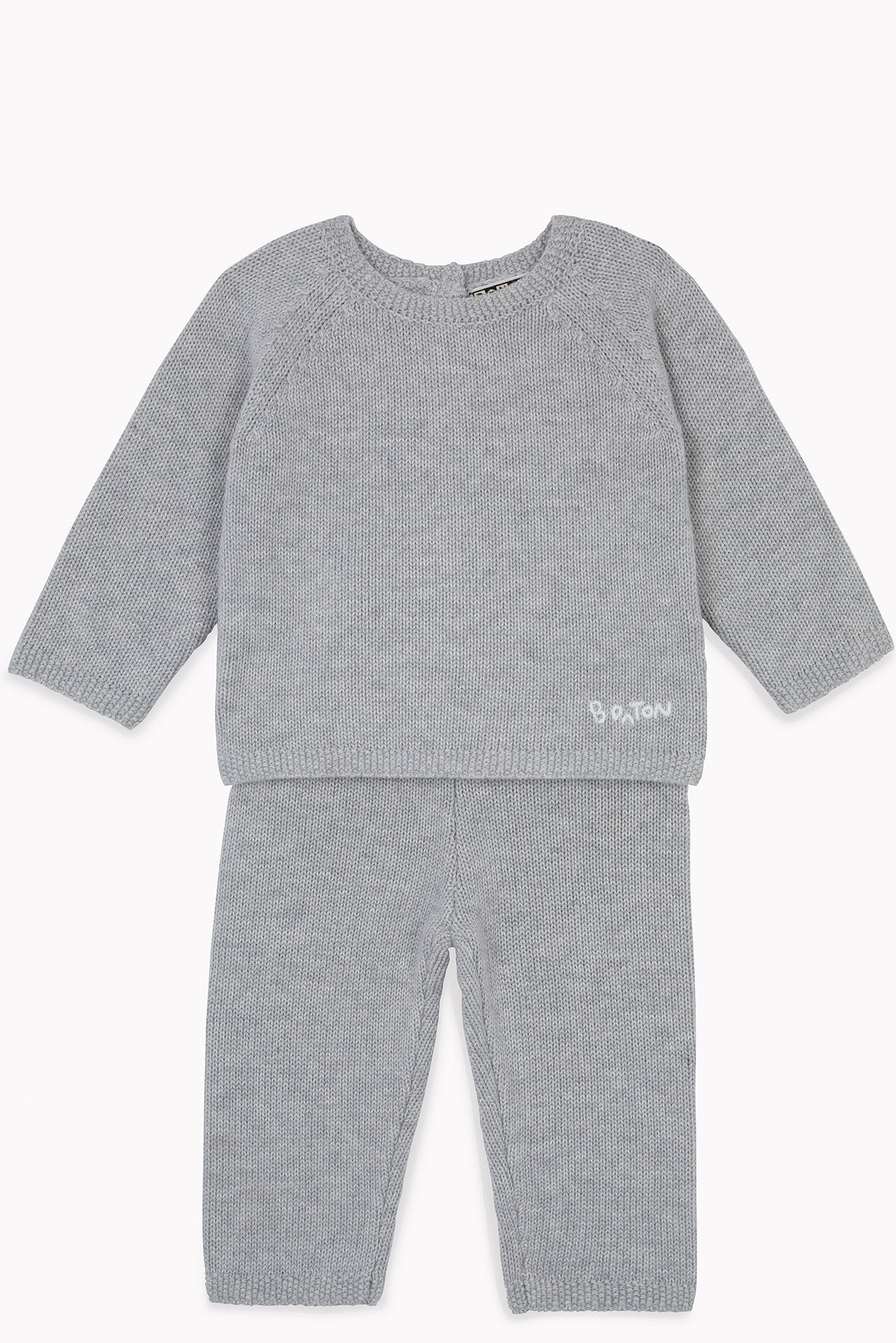 Ensemble - Naissance Gris Bébé Cachemire