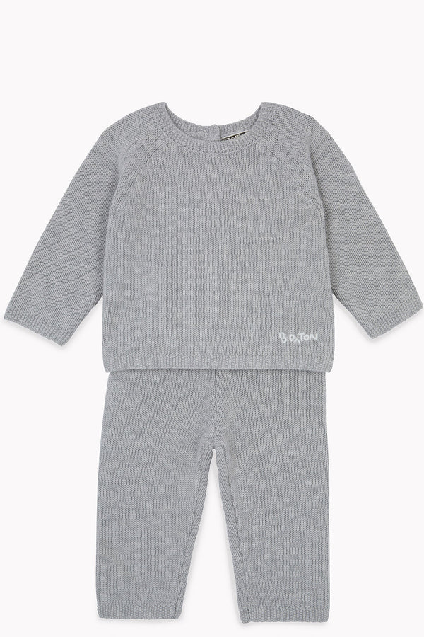 Ensemble - Naissance Gris Bébé Cachemire