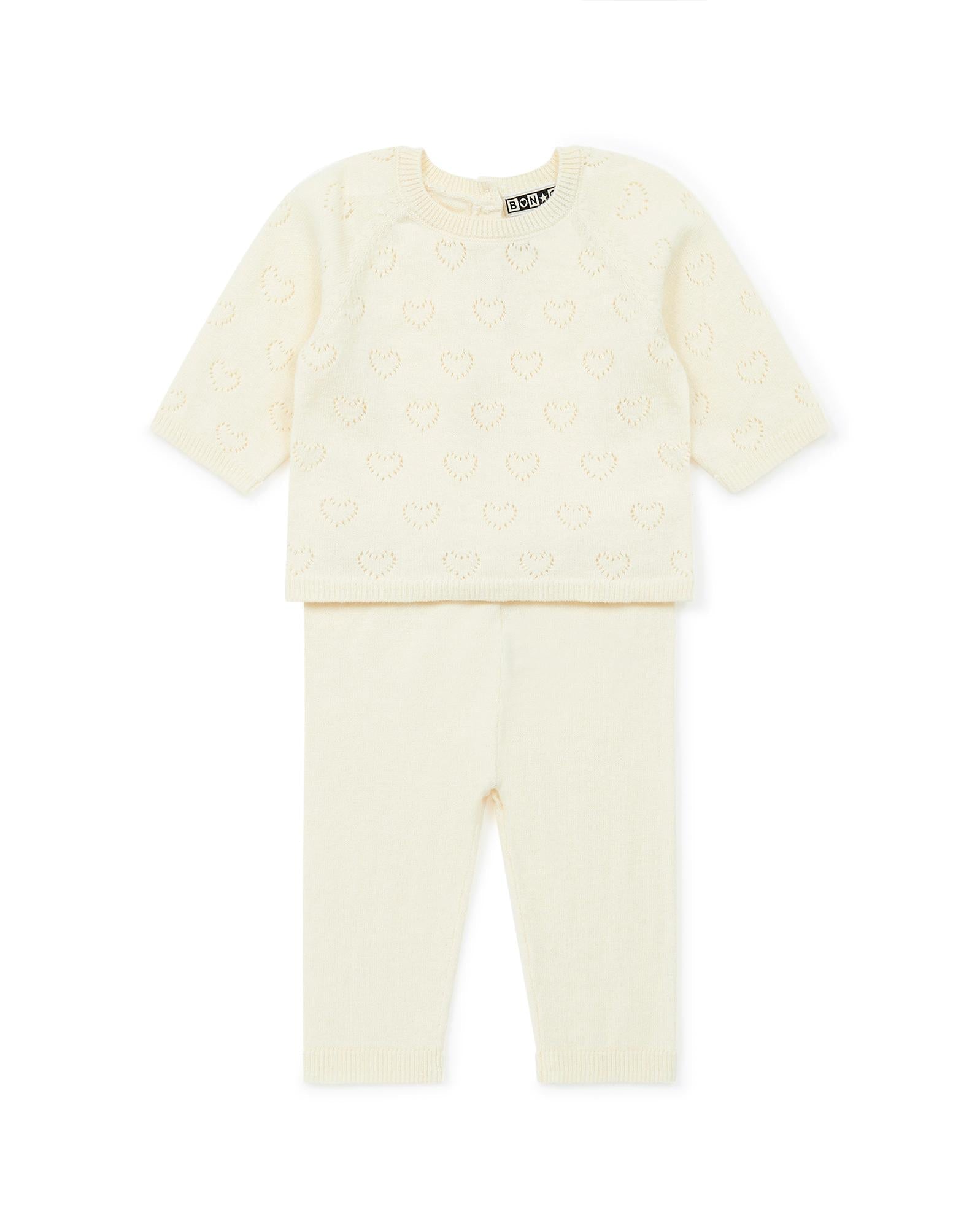 Ensemble - Naissance Beige Bébé À Cœur - Cachemire