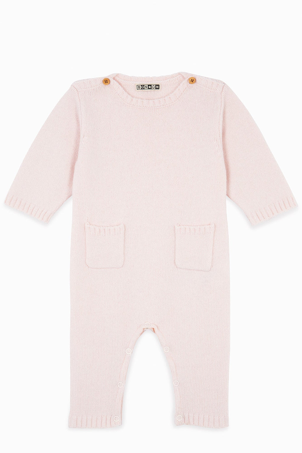 Combinaison - Naissance Rose Bébé En Laine