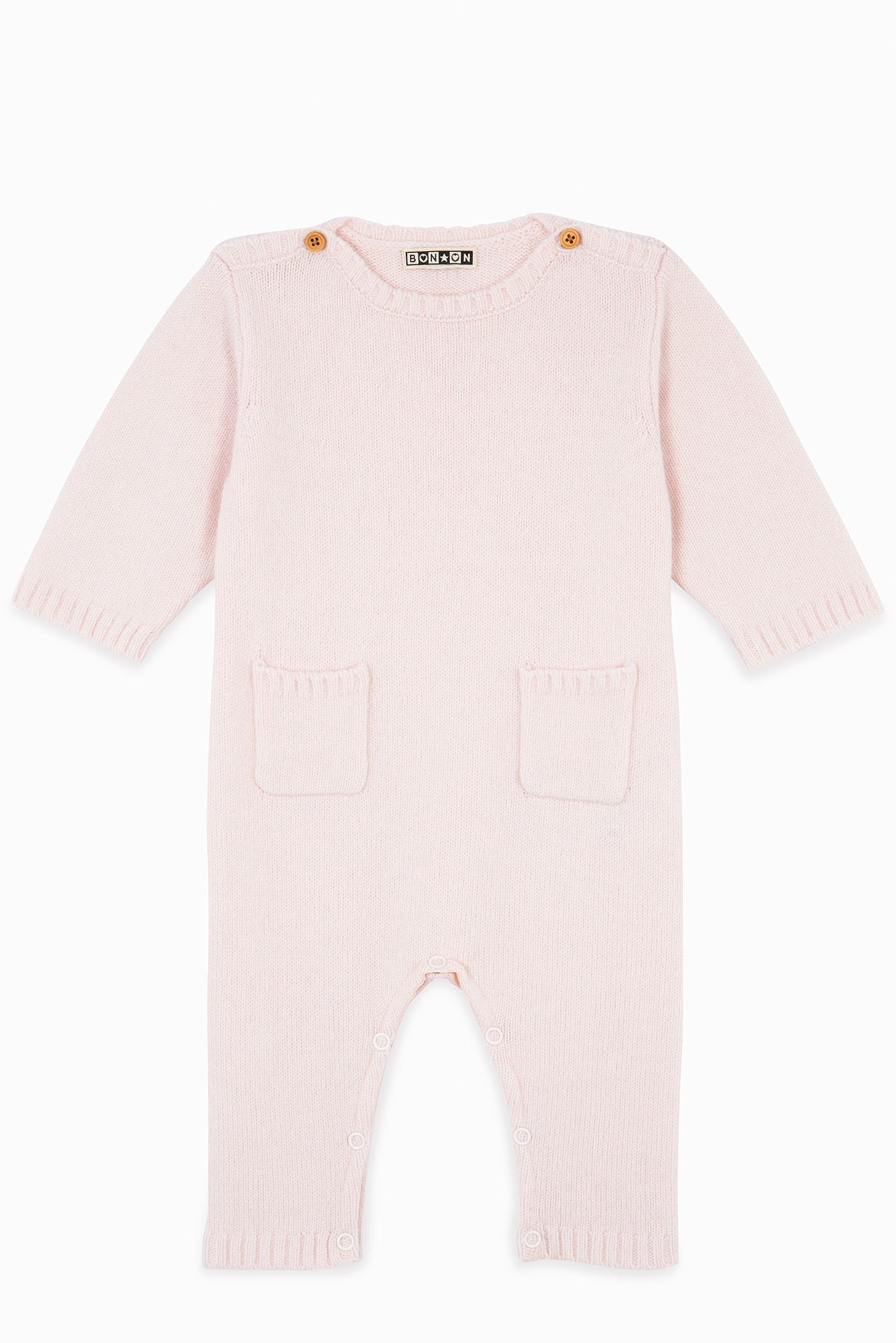 Combinaison - Naissance Rose Bébé En Laine