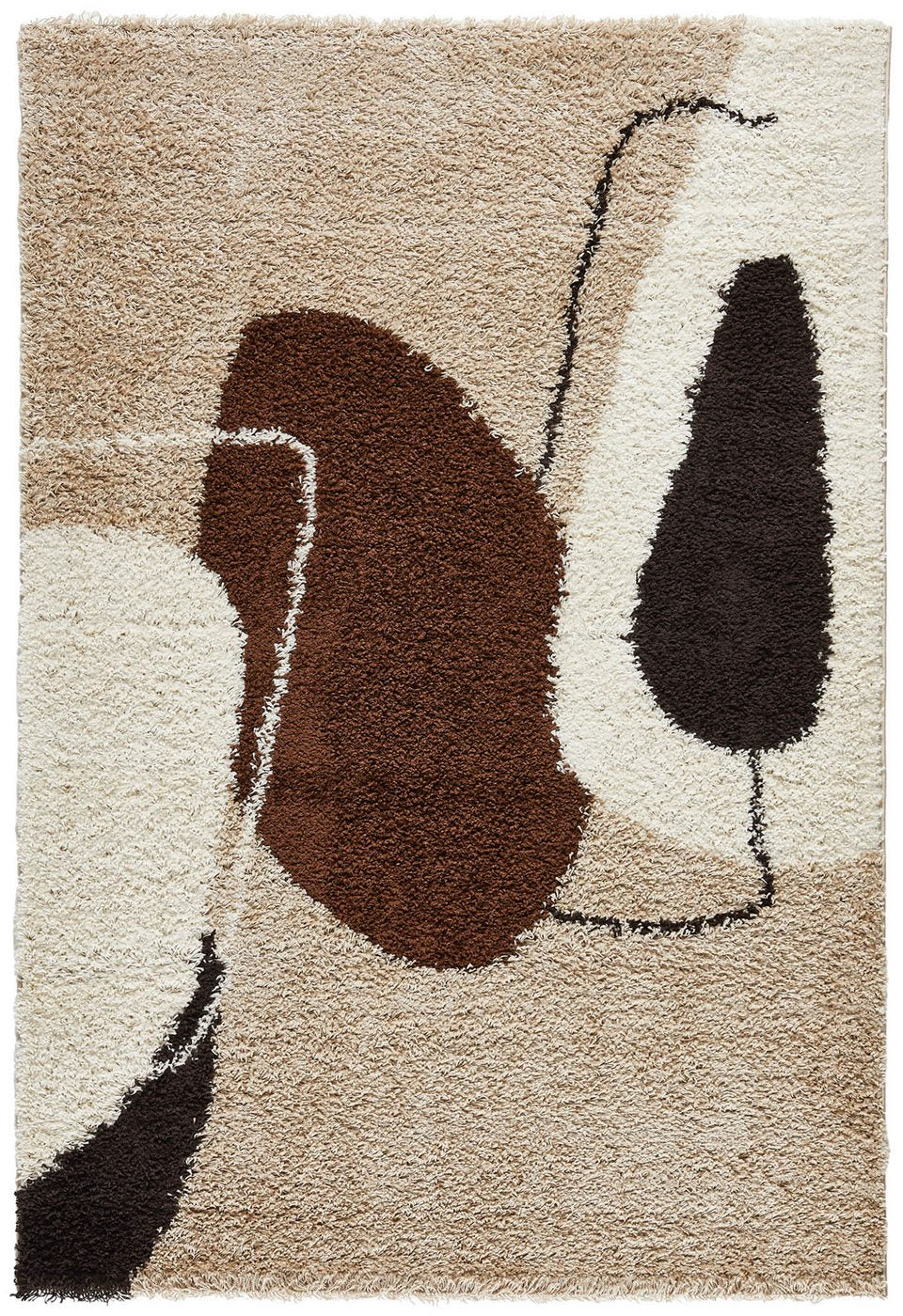 Palerme - Tapis D'Intérieur - Polypropylène - Marron