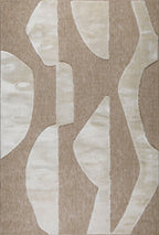 Tapis Palma 9489 - Motif Graphique - Blanc - Intérieur