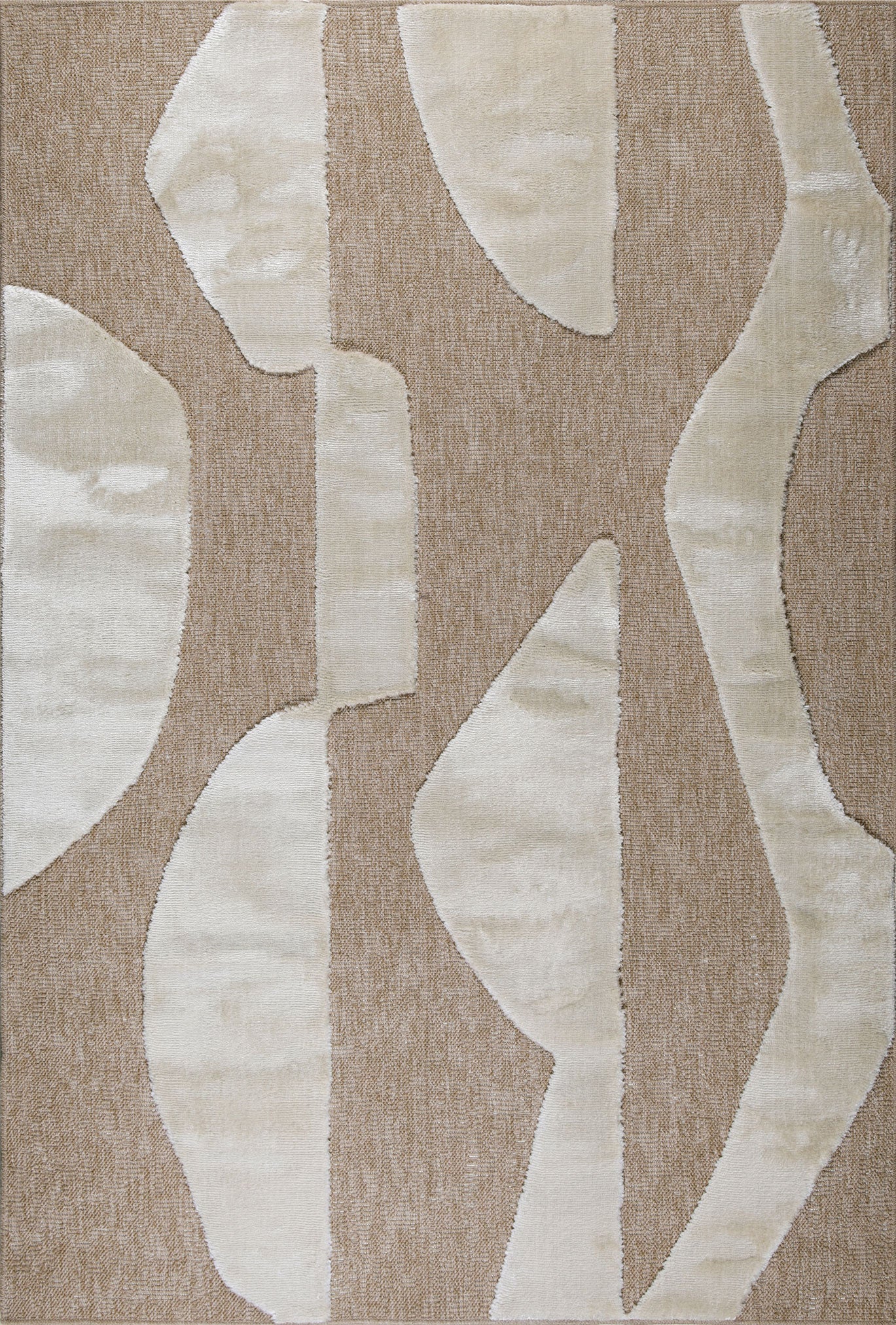 Tapis Palma 9489 - Motif Graphique - Blanc - Intérieur