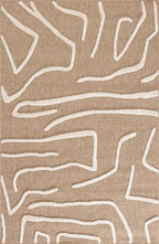 Tapis Palma 9490 - Motif Graphique - Blanc - Intérieur