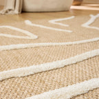 Tapis Palma 9490 - Motif Graphique - Blanc - Intérieur