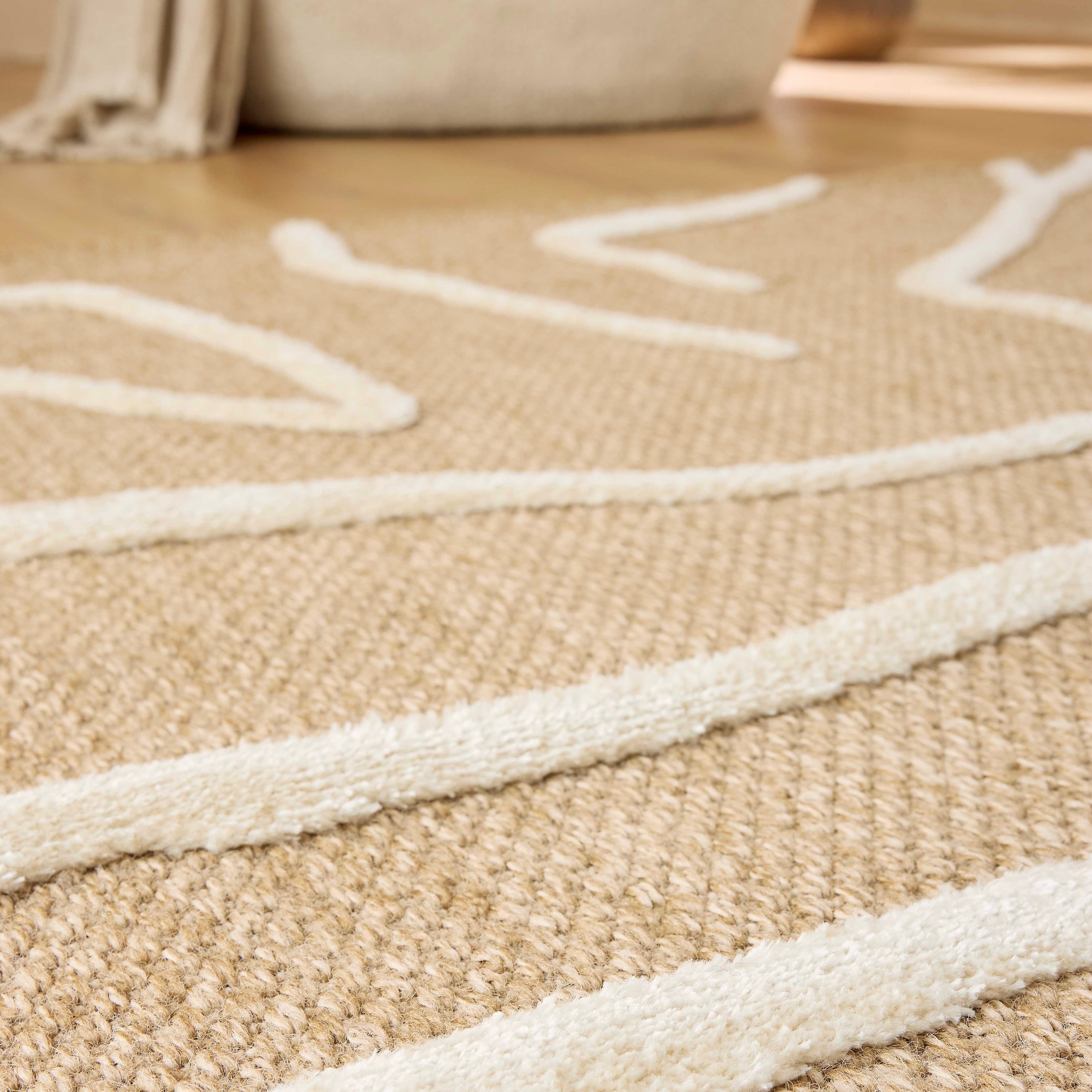 Tapis Palma 9490 - Motif Graphique - Blanc - Intérieur
