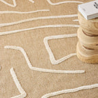 Tapis Palma 9490 - Motif Graphique - Blanc - Intérieur