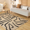 Palma - Tapis D'Intérieur - Polypropylène Et Polyester - Noir