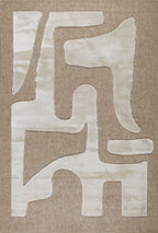 Tapis Palma 9491 - Motif Graphique - Blanc - Intérieur
