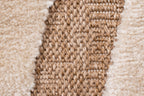 Tapis rustique avec motif en relief beige : PAL9491BLA PALMA