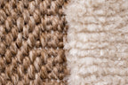 Tapis rustique avec motif en relief beige : PAL9491BLA PALMA