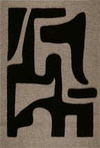 Tapis Palma 9491 - Motif Graphique - Noir - Intérieur