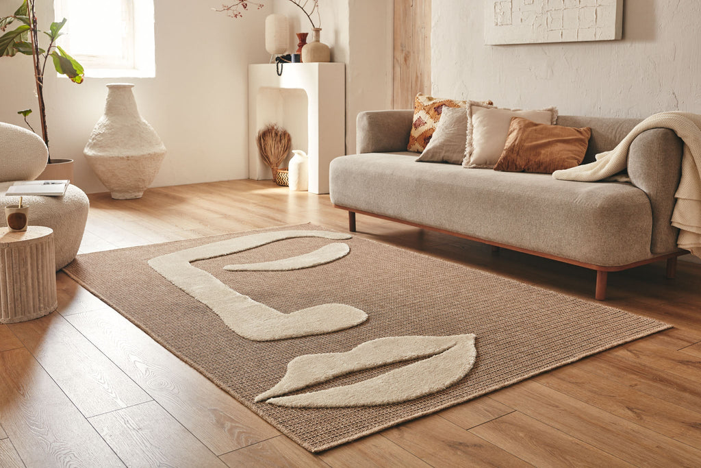 Tapis Palma 9493 blanc : PAL9493BLA PALMA