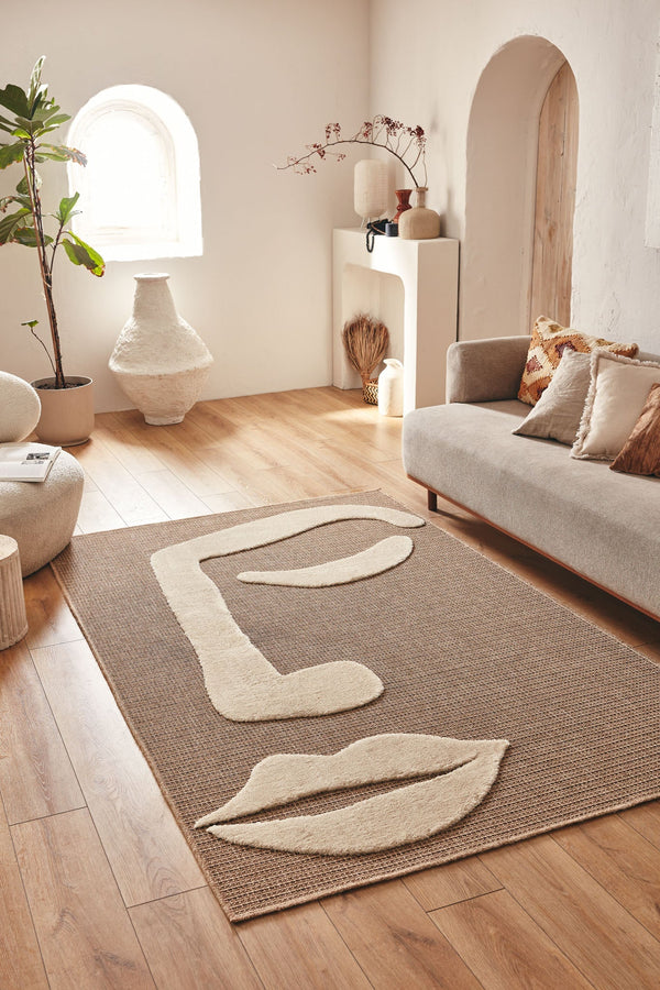 Tapis Palma 9493 blanc : PAL9493BLA PALMA