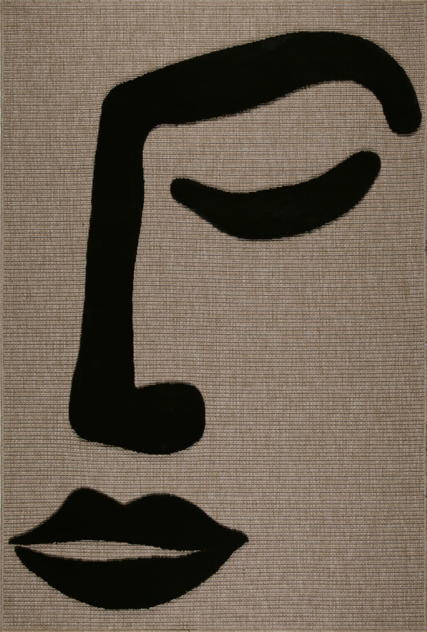 Tapis Palma 9493 - Motif Graphique - Noir - Intérieur