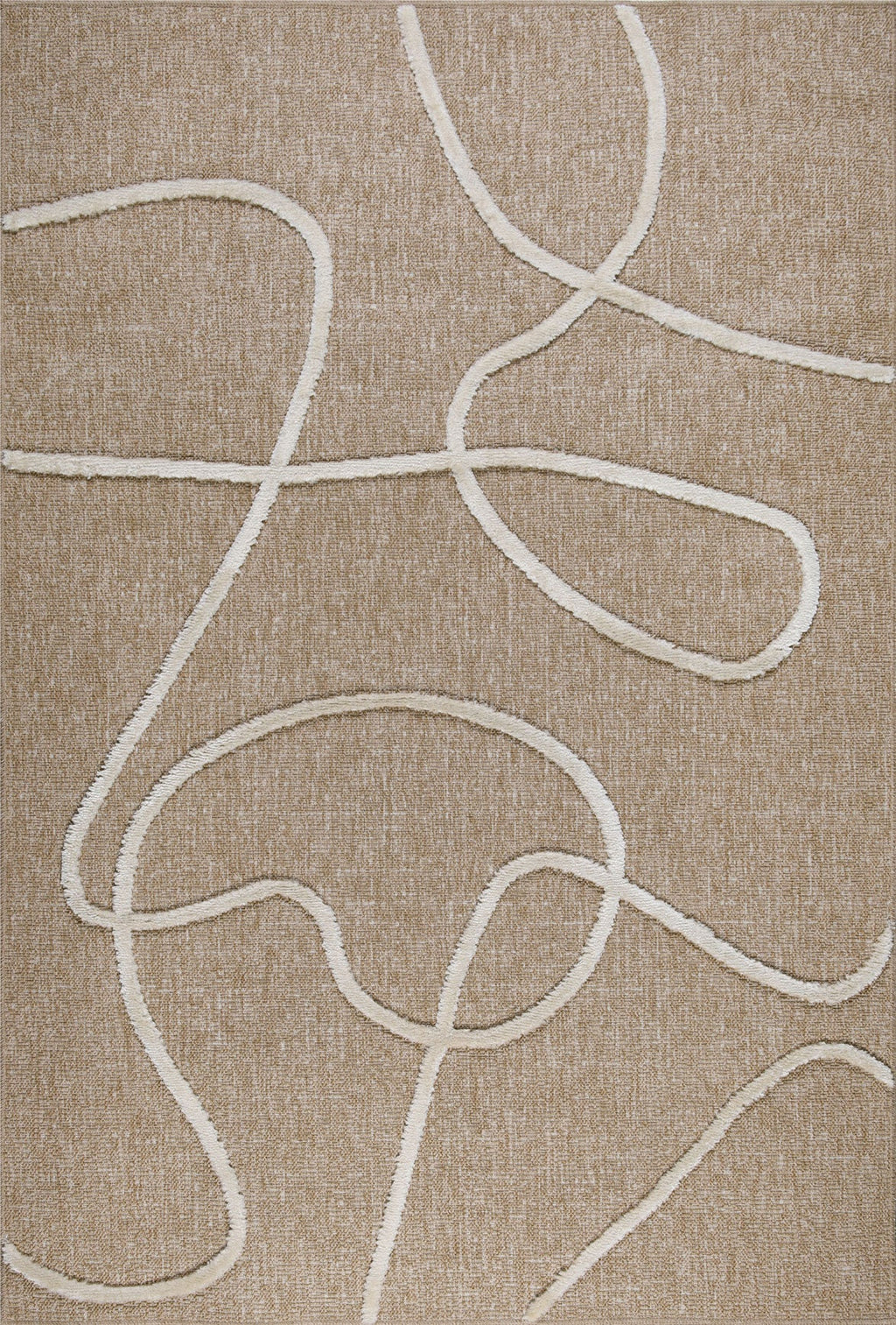 Tapis Palma 9494 - Motif Graphique - Blanc - Intérieur