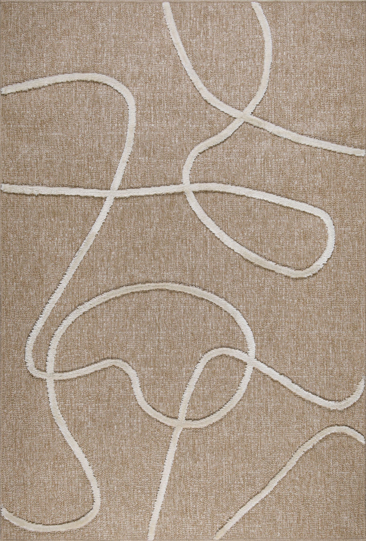 Tapis Palma 9494 - Motif Graphique - Blanc - Intérieur