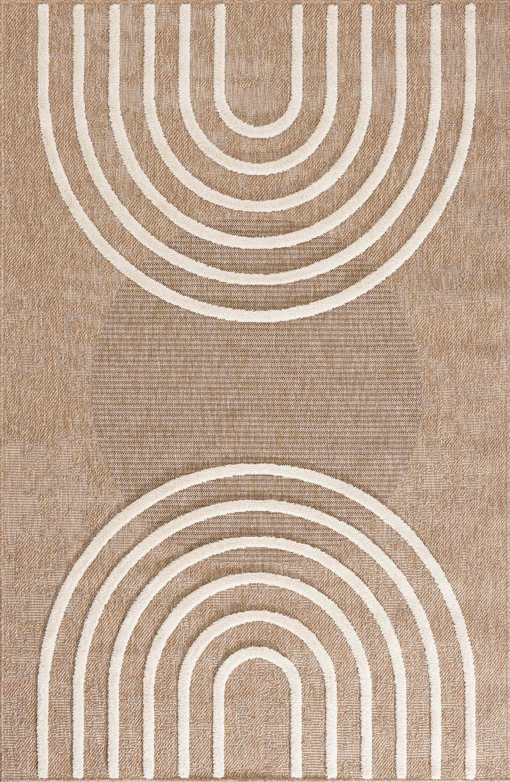 Tapis Palma 9495 - Motif Graphique - Blanc - Intérieur