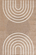 Tapis Palma 9495 - Motif Graphique - Blanc - Intérieur