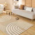 Tapis Palma 9495 - Motif Graphique - Blanc - Intérieur