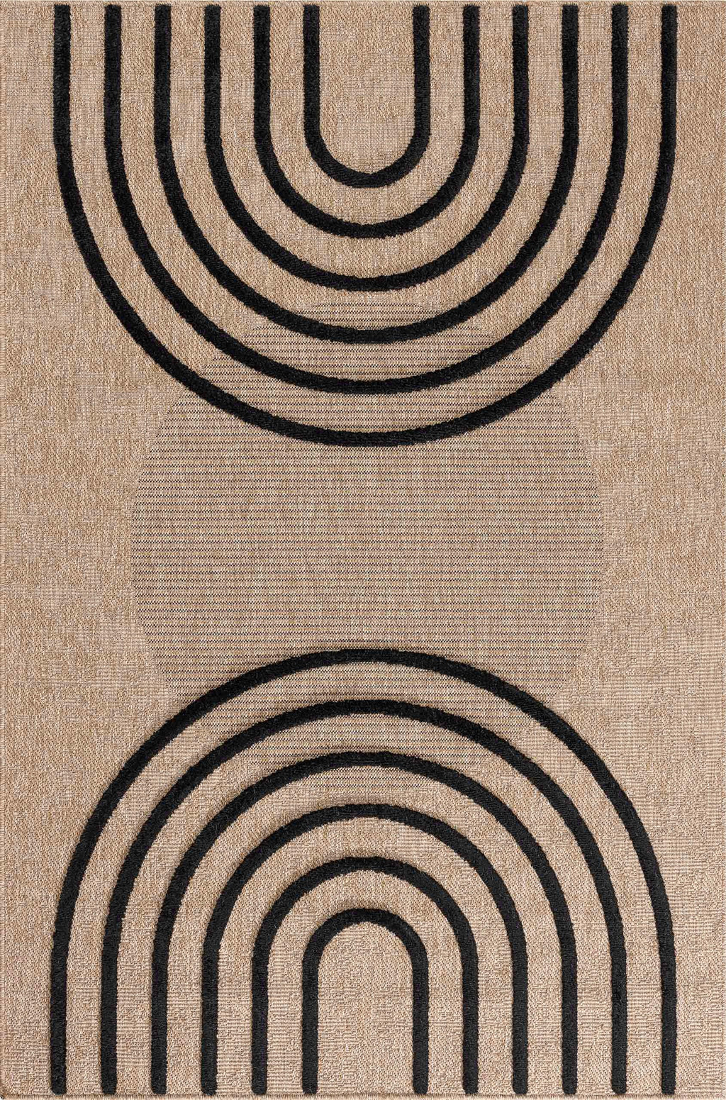 Tapis Palma 9495 - Motif Graphique - Noir - Intérieur