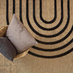 Tapis Palma 9495 - Motif Graphique - Noir - Intérieur