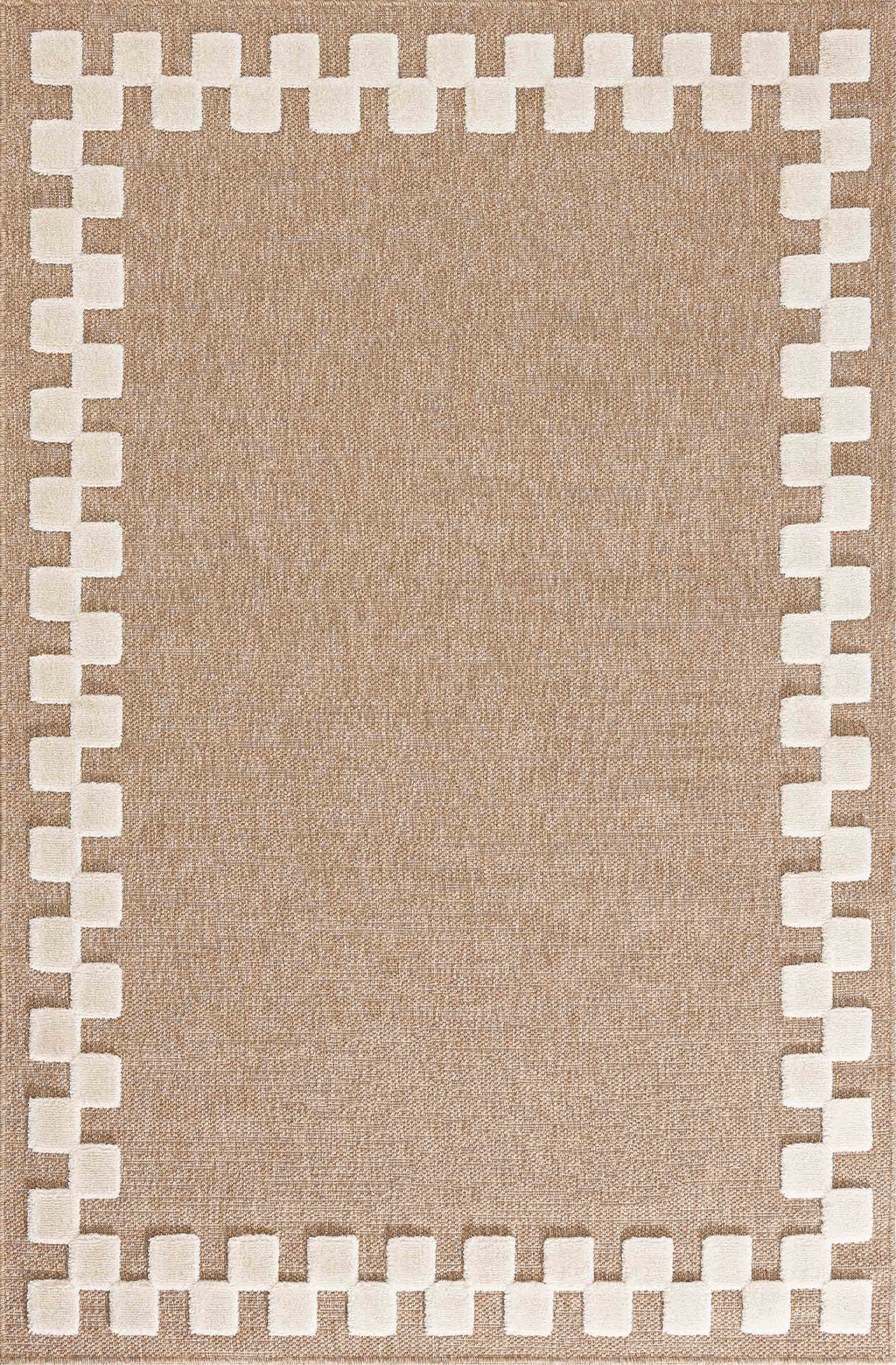 Tapis Palma 9496 - Motif Graphique - Blanc - Intérieur