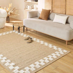 Tapis Palma 9496 - Motif Graphique - Blanc - Intérieur