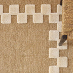 Tapis Palma 9496 - Motif Graphique - Blanc - Intérieur