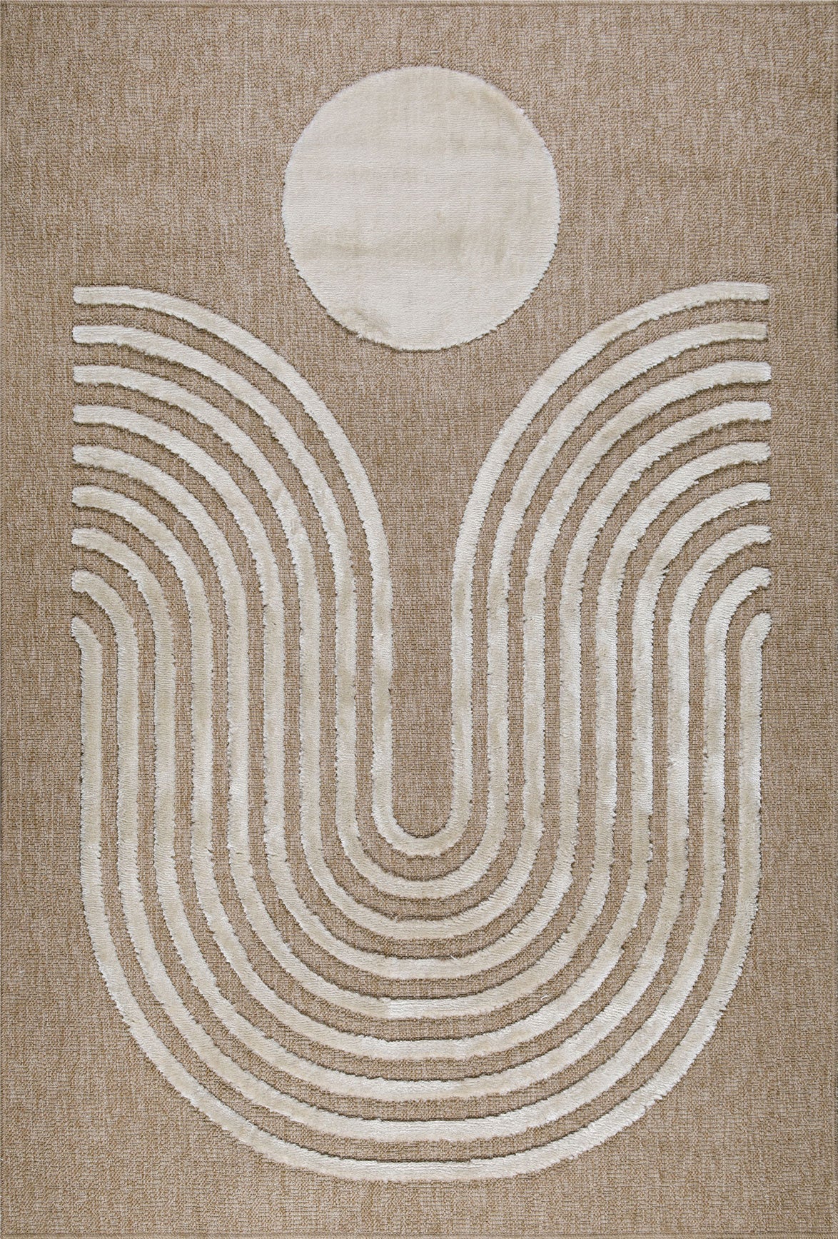 Tapis Palma 9499 - Motif Graphique - Blanc - Intérieur