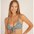 Haut De Bikini Palmier Lace - Vert