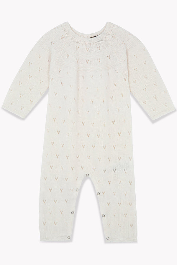Combinaison - De Naissance Beige Bébé En Maille