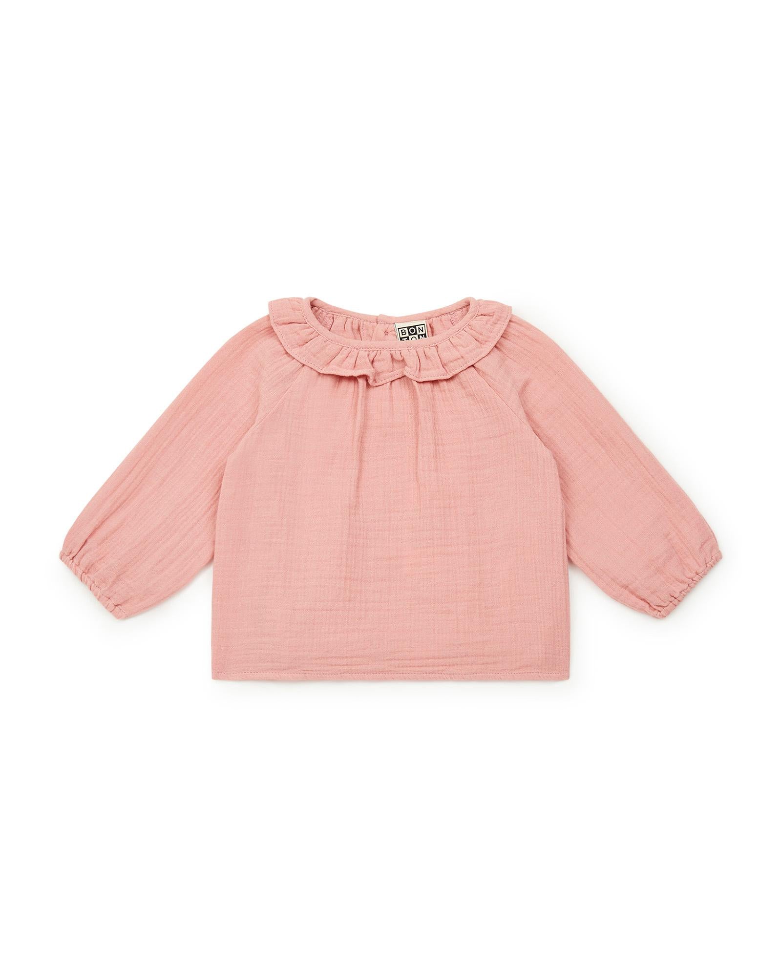 Blouse - Mamour Rose Coton