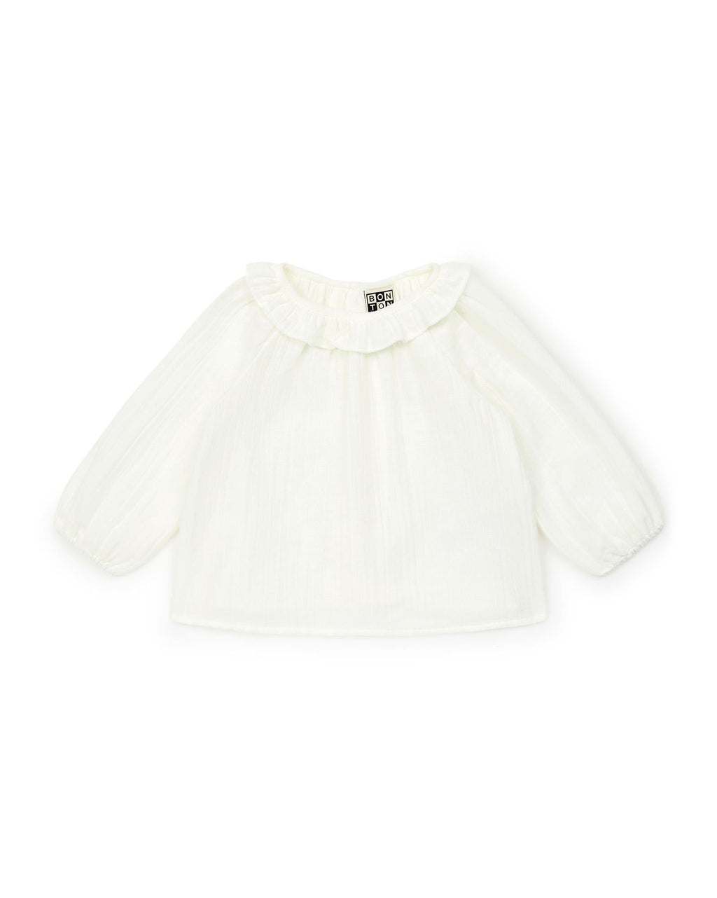Blouse - Mamour Beige Coton