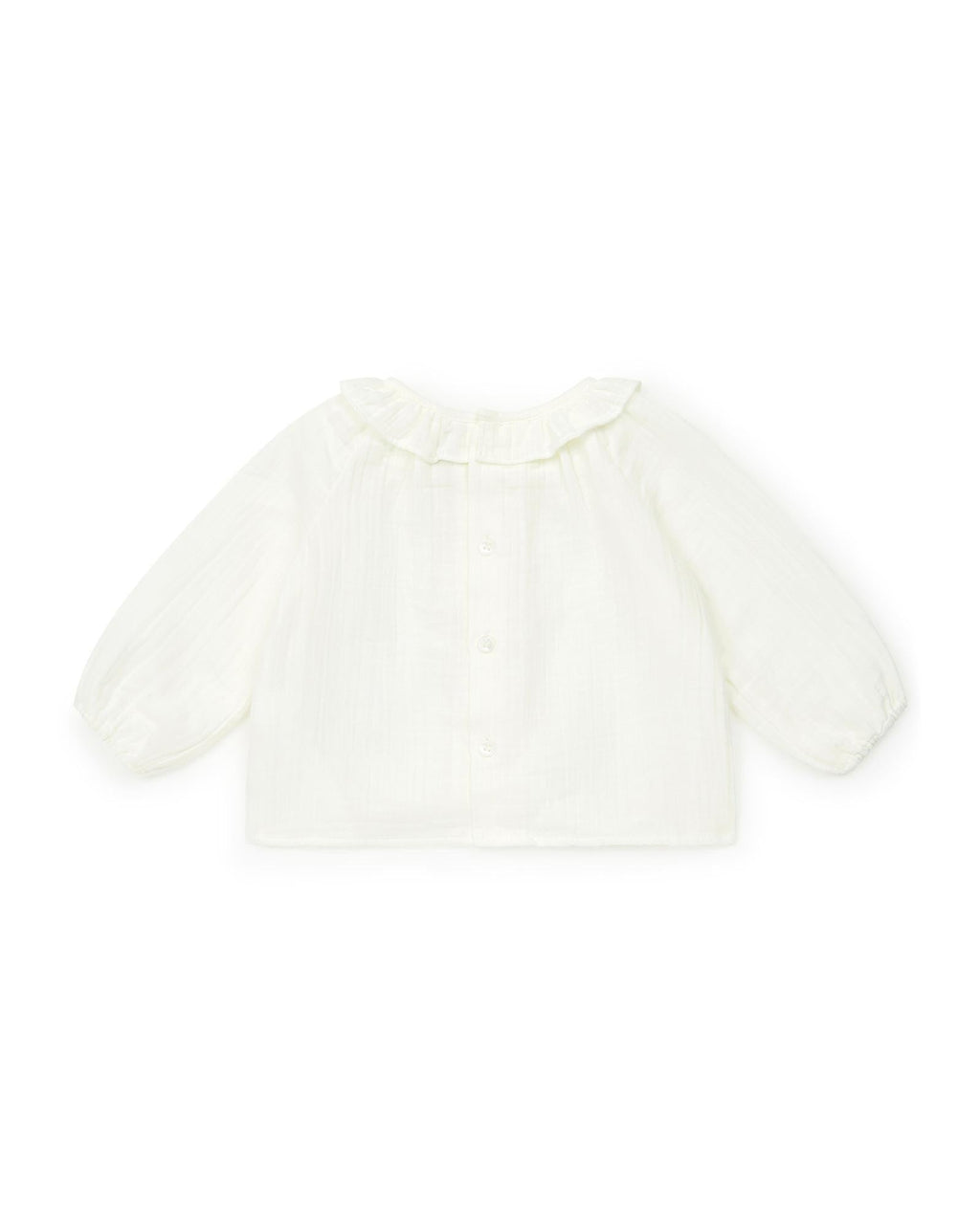 Blouse - Mamour Beige Coton