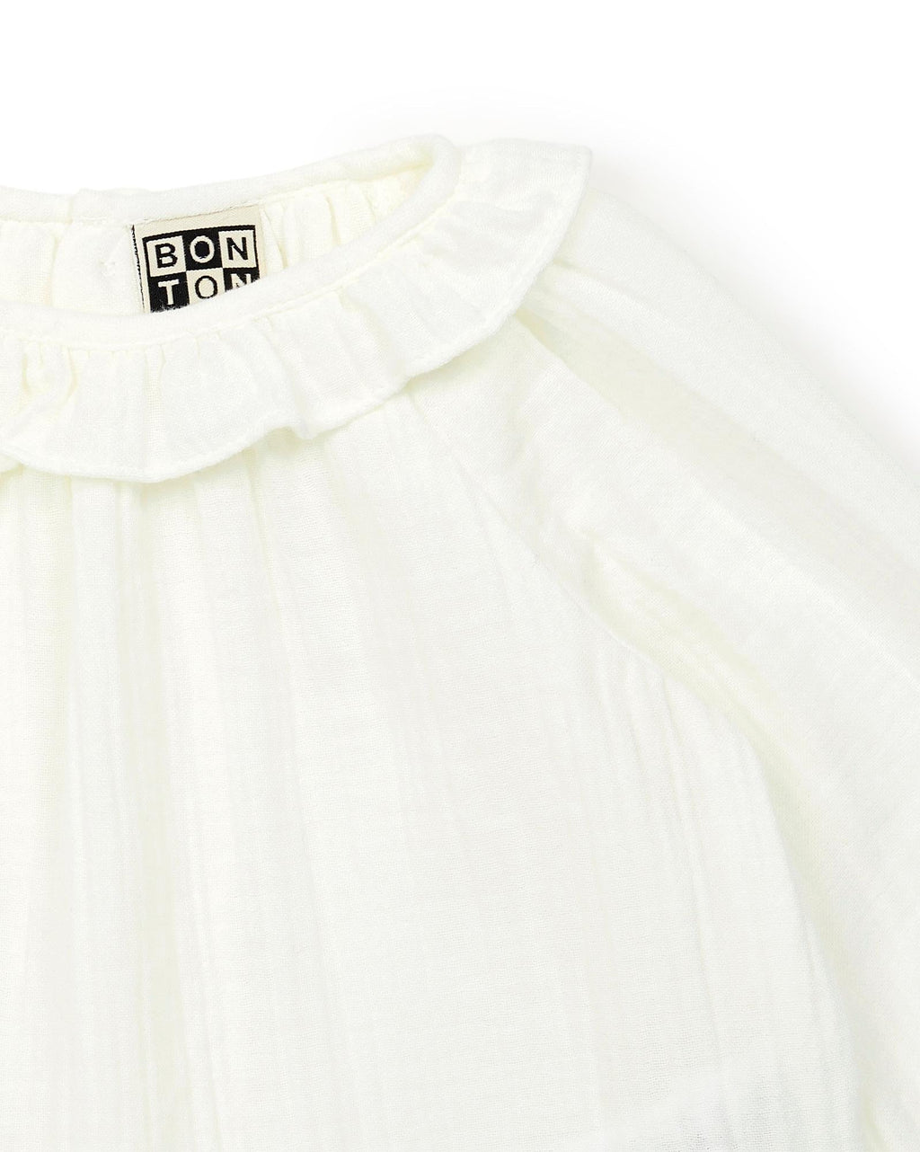 Blouse - Mamour Beige Coton