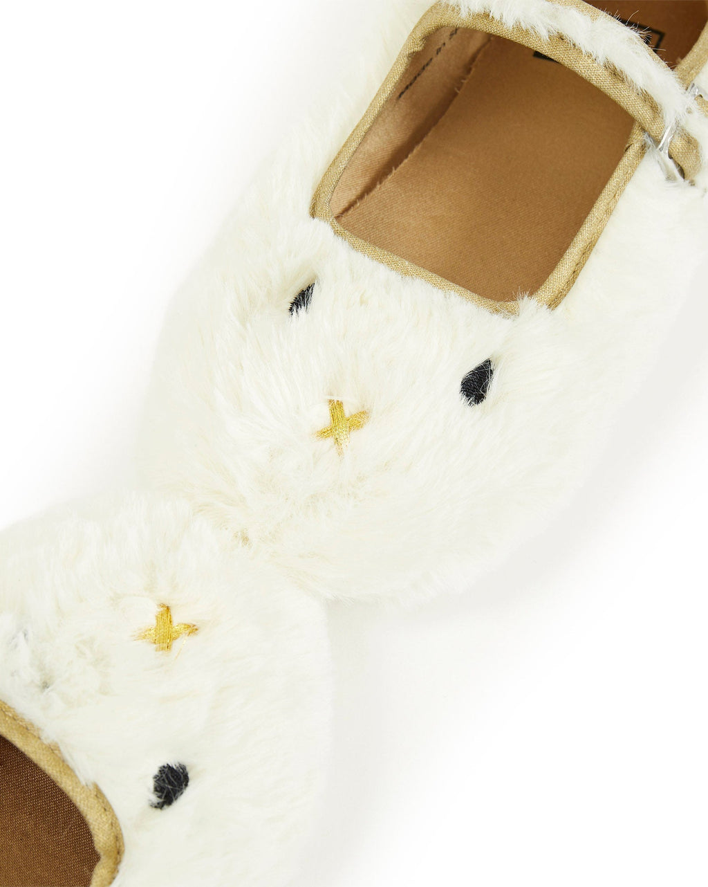 Chaussons - Mia Immitation Fourrure Écru