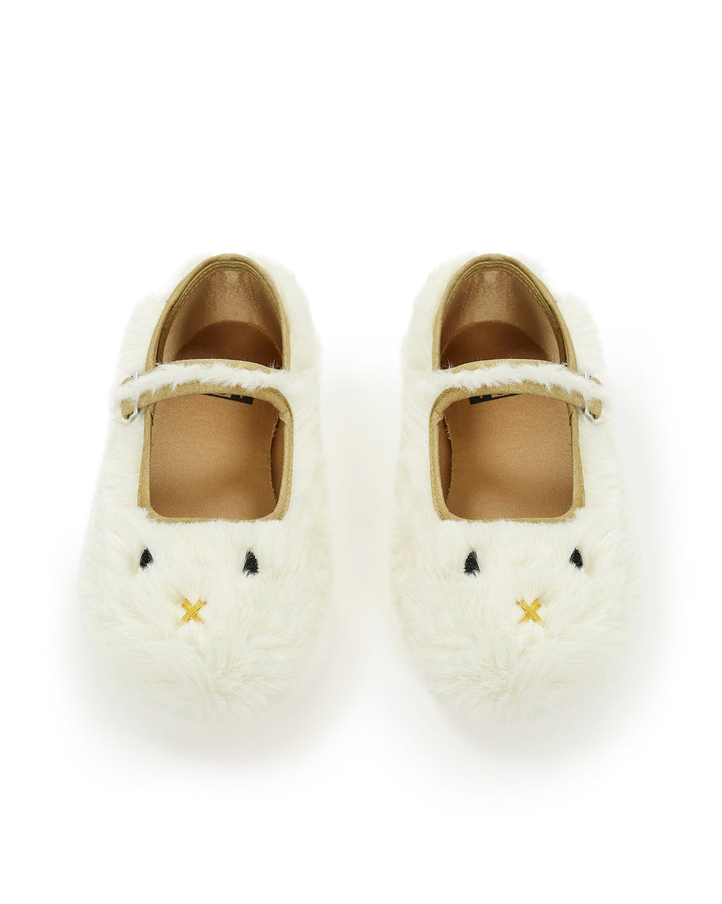 Chaussons - Mia Immitation Fourrure Écru