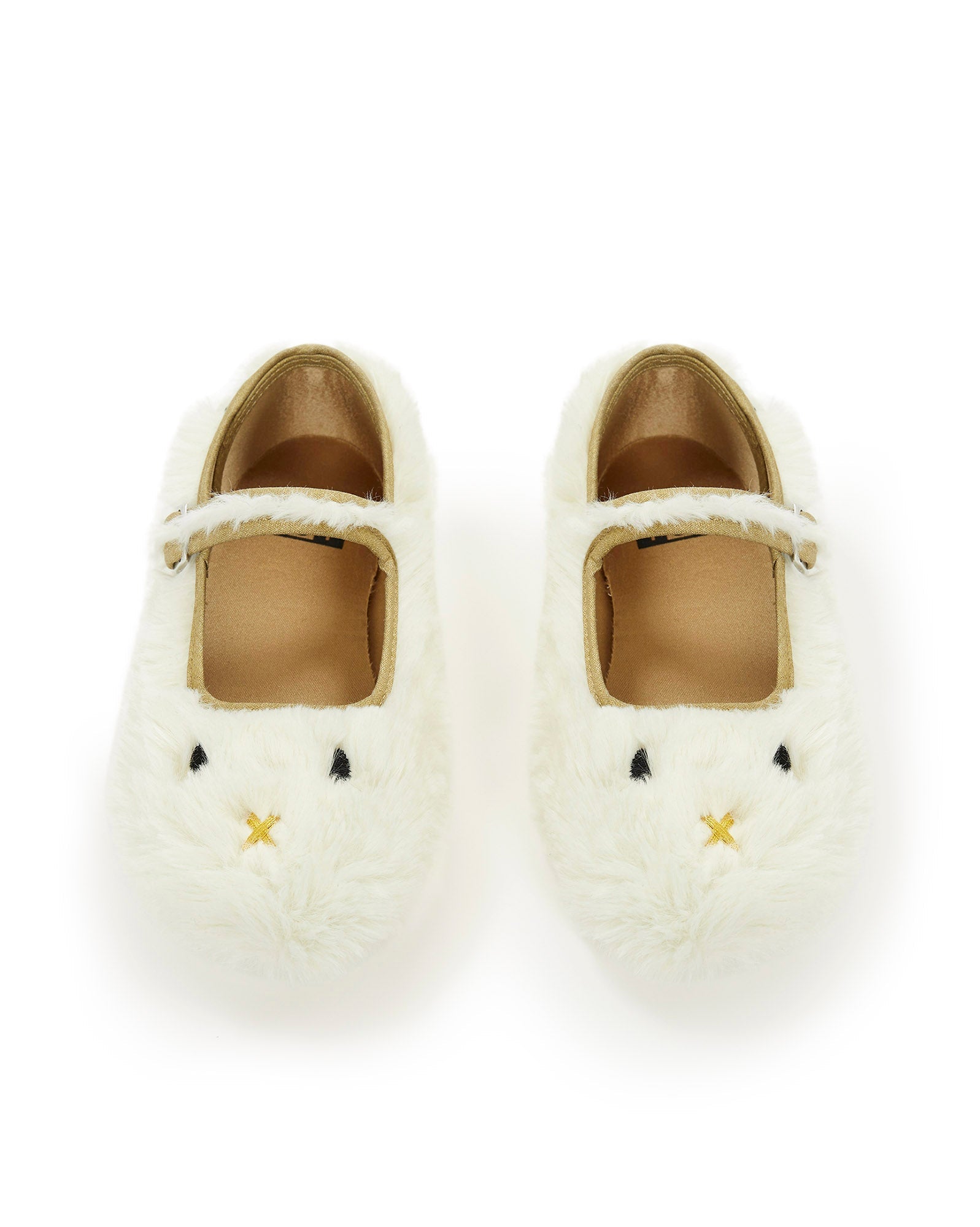 Chaussons - Mia Immitation Fourrure Écru