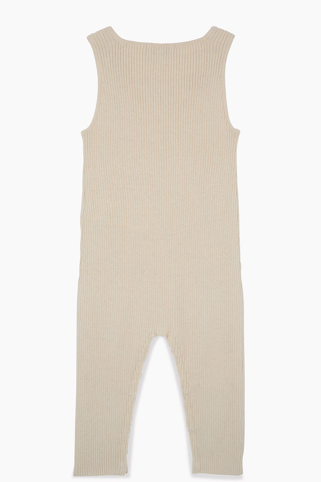 Salopette - Naissance Beige Bébé En Maille