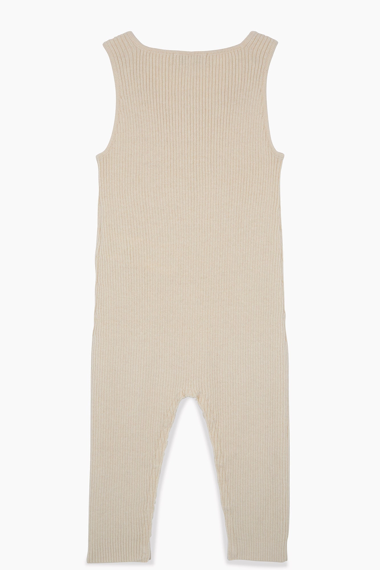 Salopette - Naissance Beige Bébé En Maille
