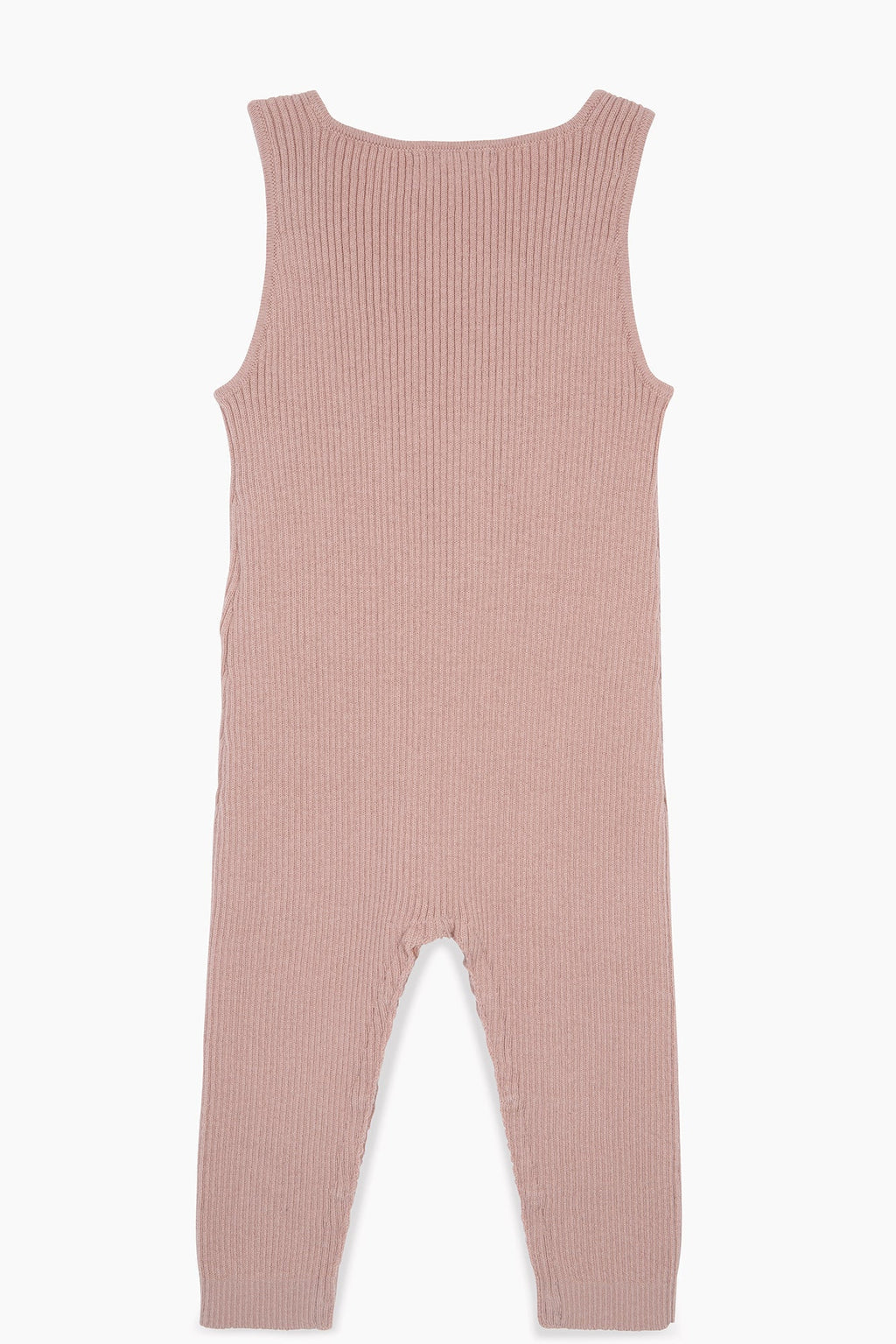 Salopette - Naissance Rose Bébé En Maille