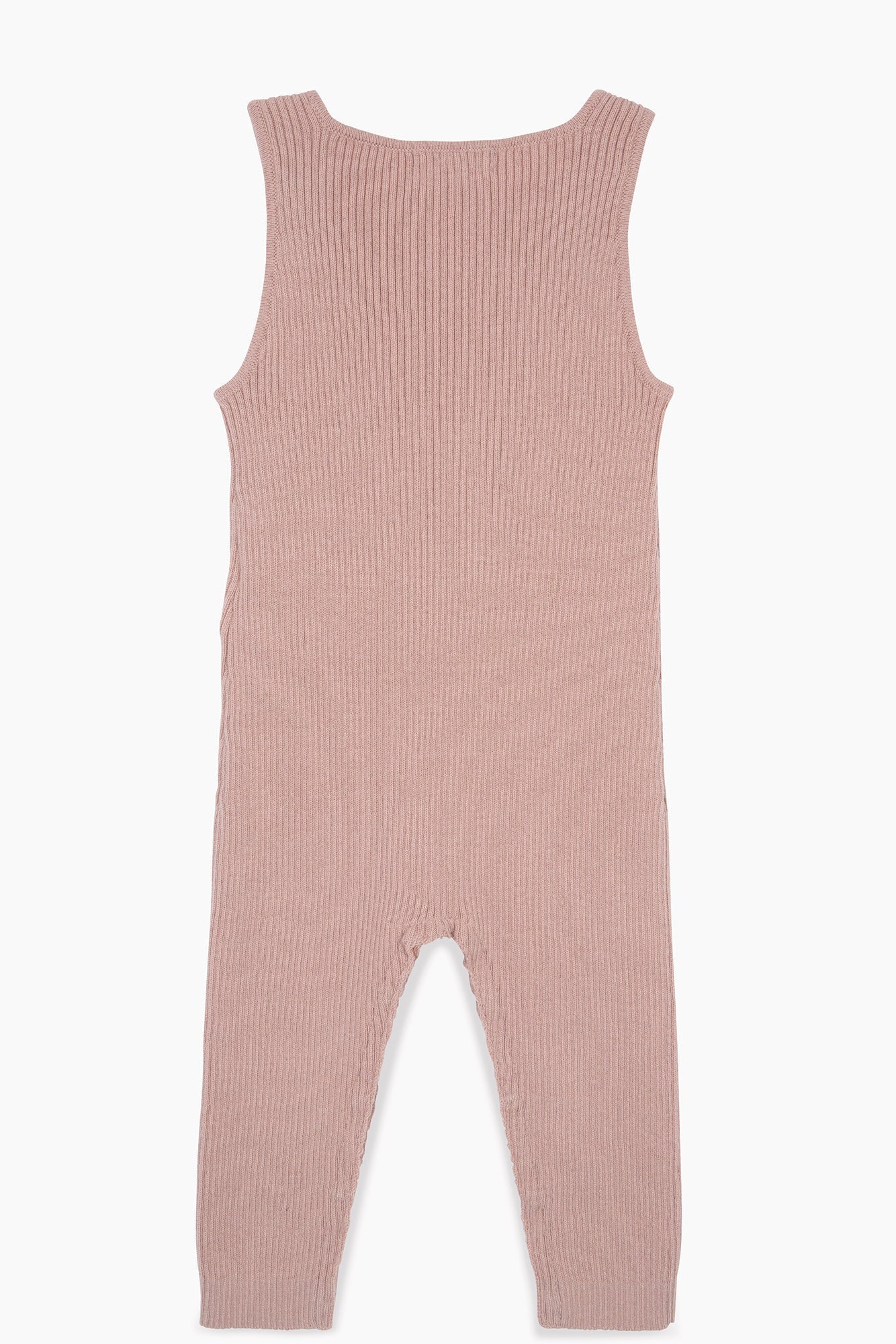 Salopette - Naissance Rose Bébé En Maille