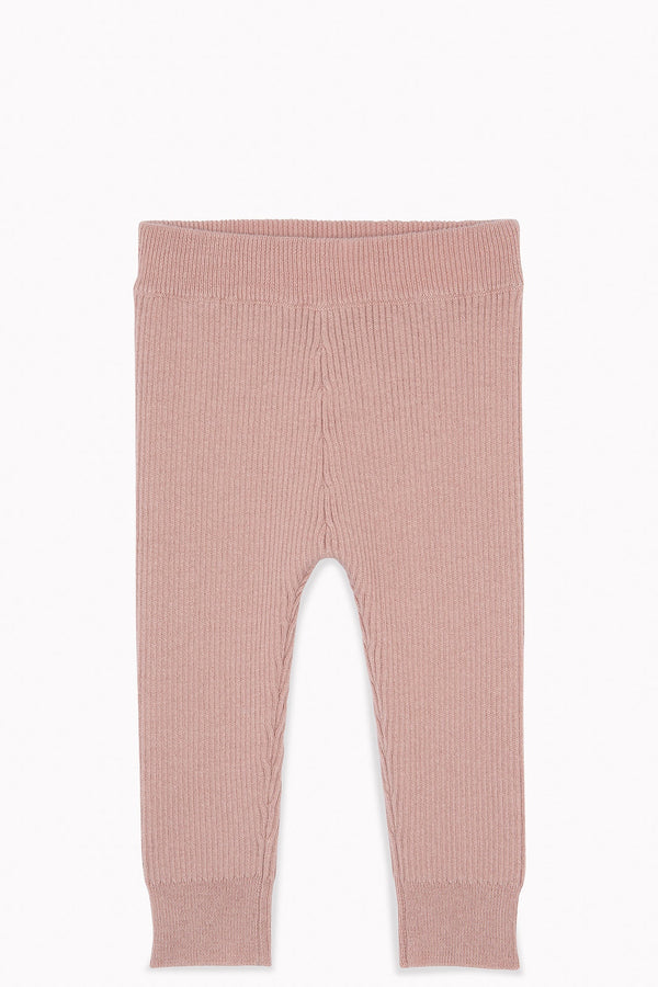 Legging - Rose Bébé En Maille